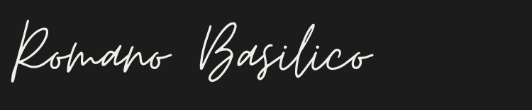 Firma Romano Basilico